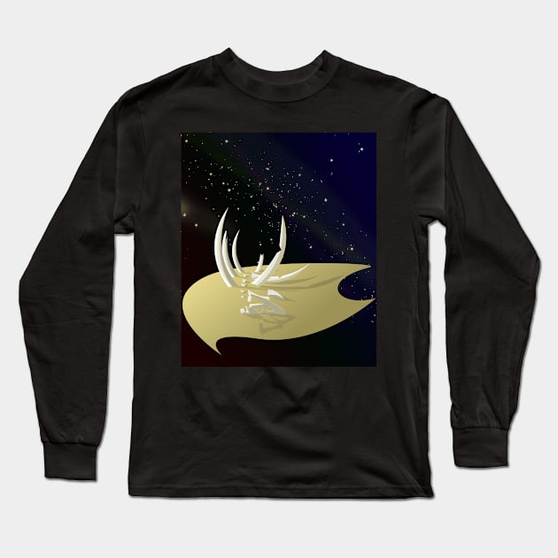 Boneyard Starscape Long Sleeve T-Shirt by dinomitrondesigns